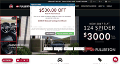 Desktop Screenshot of fullertonfiat.com